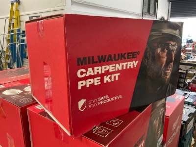 UNUSED MILWAUKEE CARPENTRY PPE KIT