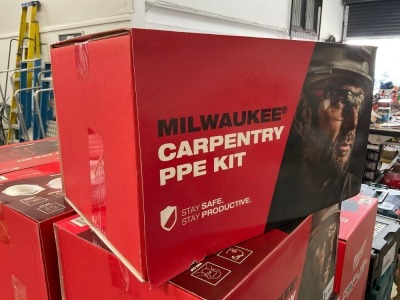 UNUSED MILWAUKEE CARPENTRY PPE KIT