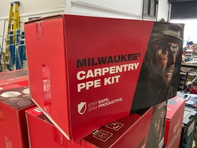 UNUSED MILWAUKEE CARPENTRY PPE KIT