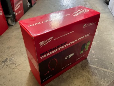 UNUSED MILWAUKEE TRANSPORTATION PPE KIT
