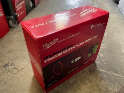 UNUSED MILWAUKEE TRANSPORTATION PPE KIT