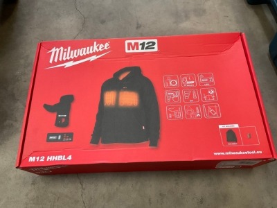 UNUSED MILWAUKEE M12 HHBL4 HEATED JACKET SMALL