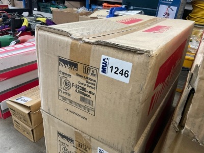 APPROX. 4000No. UNUSED MAKITA 65mm COLLATED WOOD SCREWS