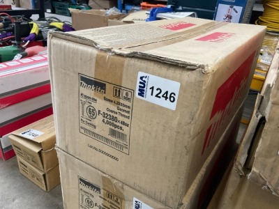 APPROX. 4000No. UNUSED MAKITA 65mm COLLATED WOOD SCREWS