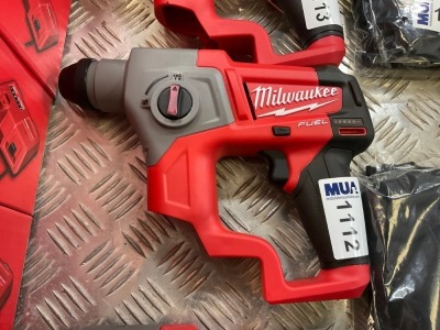 UNUSED MILWAUKEE M12CH 12v CORDLESS HAMMER DRILL