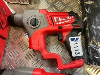 UNUSED MILWAUKEE M12CH 12v CORDLESS HAMMER DRILL