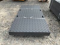 10No. UNUSED 8ft x 4ft 12.7mm GROUND PROTECTION MATS - 2