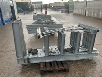 APPROX 4No. BAYS OF HEAVY DUTY 5 TIER GALVINSIED STROAGE RACKING - 6