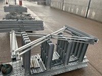 APPROX 4No. BAYS OF HEAVY DUTY 5 TIER GALVINSIED STROAGE RACKING - 8