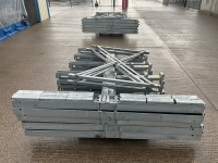 APPROX 4No. BAYS OF DOUBLE SIDED HEAVY DUTY 5 TIER GALVINSIED STROAGE RACKING - 4