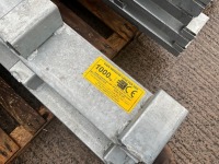 APPROX 4No. BAYS OF DOUBLE SIDED HEAVY DUTY 5 TIER GALVINSIED STROAGE RACKING - 8