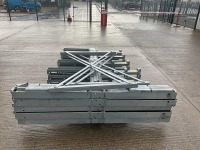 APPROX 4No. BAYS OF DOUBLE SIDED HEAVY DUTY 5 TIER GALVINSIED STROAGE RACKING - 4