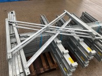 APPROX 4No. BAYS OF DOUBLE SIDED HEAVY DUTY 5 TIER GALVINSIED STROAGE RACKING - 8