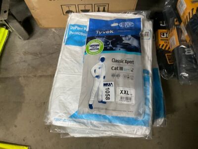 APPROX. 10No. VARIOUS SIZE PROTECTIVE OVERALLS