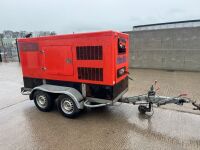 MACGEN 60KVA TWIN AXLE FAST TOW SUPER SILENT DIESEL GENERATOR
