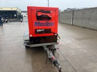 MACGEN 60KVA TWIN AXLE FAST TOW SUPER SILENT DIESEL GENERATOR - 2