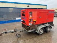 MACGEN 60KVA TWIN AXLE FAST TOW SUPER SILENT DIESEL GENERATOR - 5