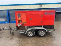 MACGEN 60KVA TWIN AXLE FAST TOW SUPER SILENT DIESEL GENERATOR - 6