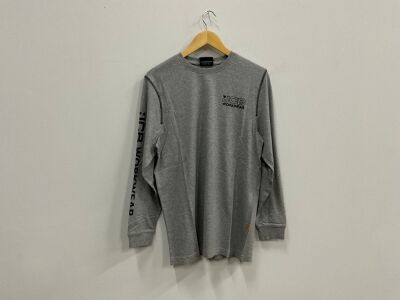 UNUSED JCB TRADE BANNER T-SHIRT GREY/MARL XXXL