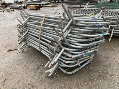 APPROX. 22No. GALVANISED PEDESTRIAN BARRIERS