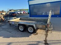 IFOR WILLIAMS 10ft x 5ft TWIN AXLE 3500KGS BEAVERTAIL PLANT TRAILER - 5