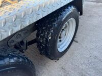 IFOR WILLIAMS 10ft x 5ft TWIN AXLE 3500KGS BEAVERTAIL PLANT TRAILER - 8