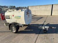 WESTERN 985lt SINGLE AXLE FAST TOW BUNDED METAL FUEL BOWSER