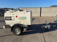 WESTERN 985lt SINGLE AXLE FAST TOW BUNDED METAL FUEL BOWSER - 17