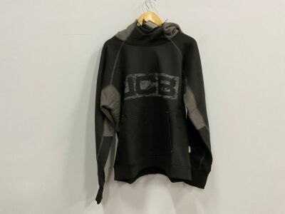 UNUSED JCB HORTON HOODIE BLACK/GREY XXXL
