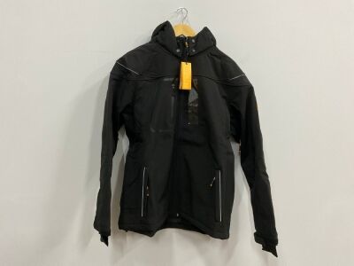UNUSED JCB TRADE HOODED SOFT SHELL JACKET XXL