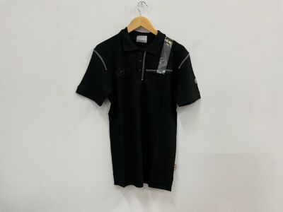 UNUSED JCB TRADE WORK POLO SHIRT SMALL