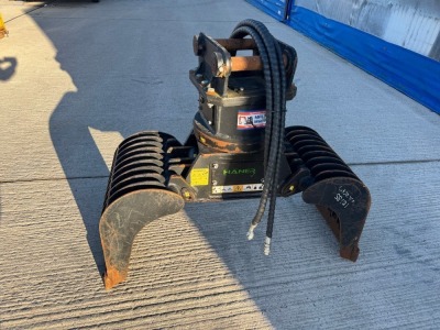 HANER HYDRAULIC ROTATING MULTI GRAB TO SUIT 8 TON MACHINE