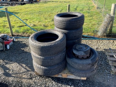 APPROX. 10No. ASSORTED PART WORN TYRES