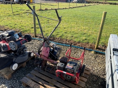 LOT TO INC. MOBILE POWER WASHER & GARDEN ROTAVATOR