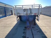 SDC 22ft FLAT BED TRI AXLE DRAG TRAILER ON AIR - 2