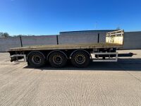 SDC 22ft FLAT BED TRI AXLE DRAG TRAILER ON AIR - 23