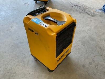 MASTER DHP20 240v DEHUMIDIFIER