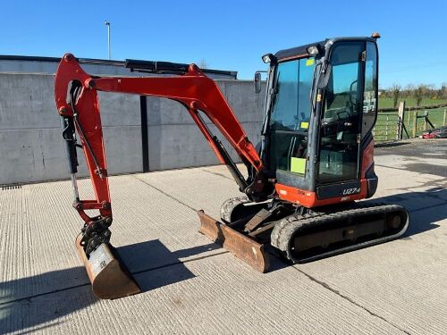 KUBOTA U27-4 2.6 TON MINI DIGGER