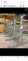 APPROX 4No. BAYS OF DOUBLE SIDED HEAVY DUTY 5 TIER GALVINSIED STROAGE RACKING - 9