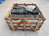 WOODEN CRATE TO INC. APPROX 500No. 20x10 NATURAL SLATES - 3