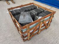 WOODEN CRATE TO INC. APPROX 500No. 20x10 NATURAL SLATES - 5