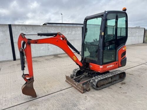 KUBOTA KX016-4 1.6 TON MINI DIGGER