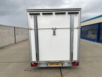 APPROX. 16ft x 6.6ft NIEWIADOW 2700KGS TWIN AXLE MOBILE BARBER STUDIO BOX TRAILER - 8
