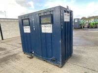 APPROX. 8ft x 4ft ANTI VANDAL DOUBLE MAINS SITE TOILET - 6