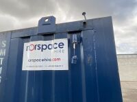 APPROX. 8ft x 4ft ANTI VANDAL DOUBLE MAINS SITE TOILET - 8