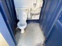 APPROX. 8ft x 4ft ANTI VANDAL DOUBLE MAINS SITE TOILET - 9