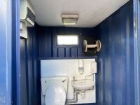 APPROX. 8ft x 4ft ANTI VANDAL DOUBLE MAINS SITE TOILET - 11