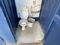 APPROX. 8ft x 4ft ANTI VANDAL DOUBLE MAINS SITE TOILET - 12