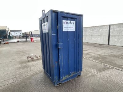 APPROX. 4ft x 4ft ANTI VANDAL STORAGE CONTAINER