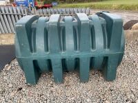 APPROX. 1300lt PLASTIC OIL TANK - 2